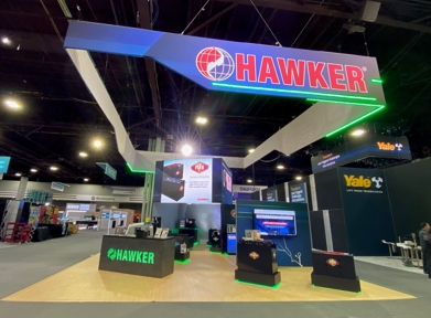 HAWKER MODEX Booth Front